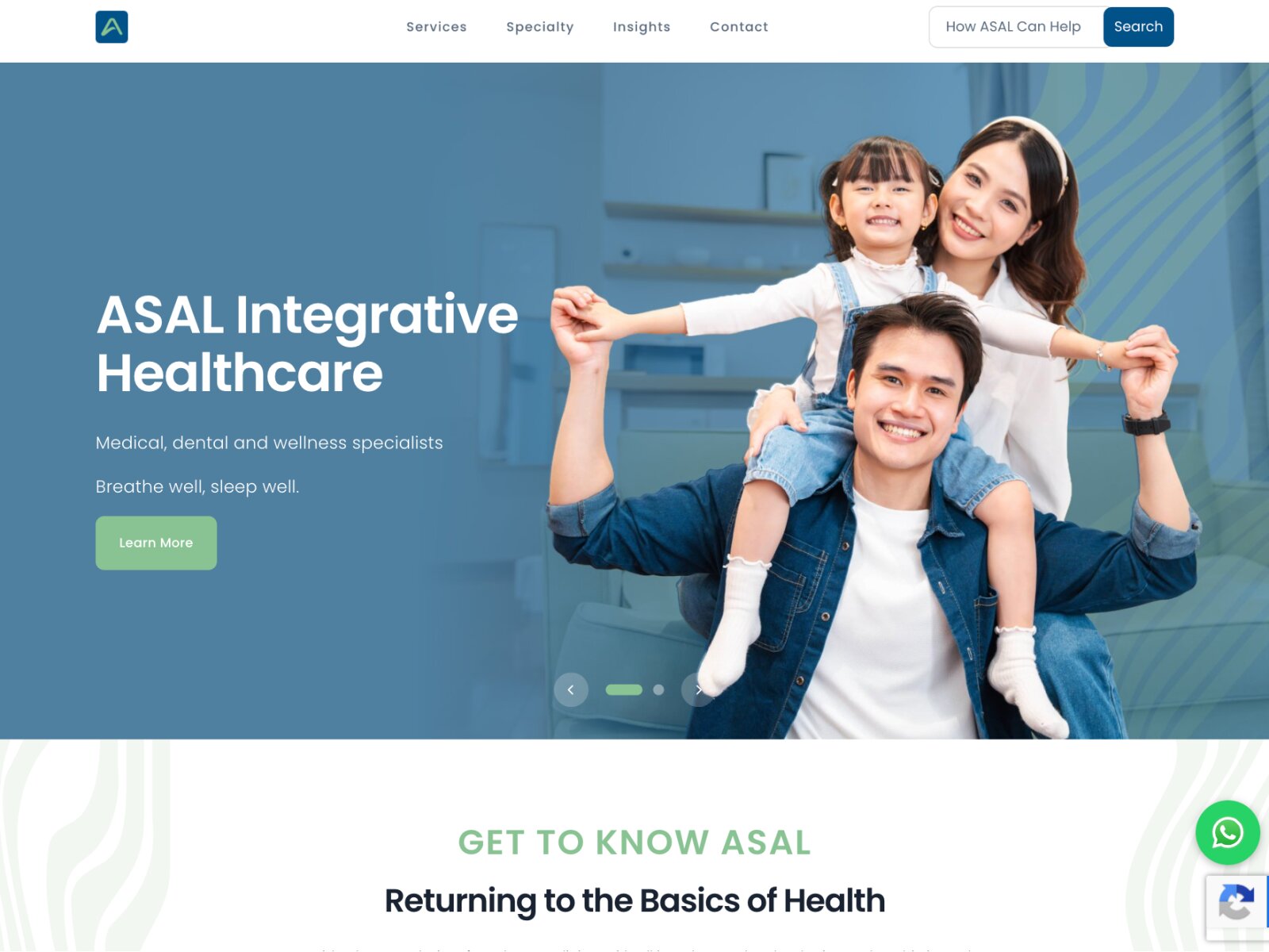 Integrative Healthcare Clinic Site